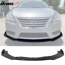 Load image into Gallery viewer, 2013-2017 Nissan Sentra CS Style Unpainted Black Front Bumper Lip PU
