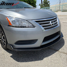 Load image into Gallery viewer, 2013-2017 Nissan Sentra CS Style Unpainted Black Front Bumper Lip PU