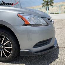 Load image into Gallery viewer, 2013-2017 Nissan Sentra CS Style Unpainted Black Front Bumper Lip PU