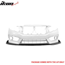 Load image into Gallery viewer, 2016-2018 Honda Civic Coupe Sedan CS Style Unpainted Front Bumper Lip