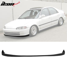 Load image into Gallery viewer, 1992-1995 Honda Civic Sedan 4-Door Unpainted Black Front Bumper Lip PU