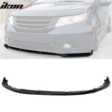 Load image into Gallery viewer, 2011-2017 Honda Odyssey CK Style Unpainted Black Front Bumper Lip PU