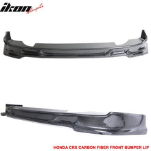 Load image into Gallery viewer, 1988-1990 Honda CRX Type S Matte Carbon Fiber Front Bumper Lip Spoiler