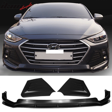 Load image into Gallery viewer, 2017-2018 Hyundai Elantra SPW Style Front Bumper Lip W/Covers PP