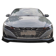 Load image into Gallery viewer, 2021-2023 Hyundai Elantra 4DR Sedan Front Bumper Lip Spoiler PP 3PC