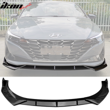 Load image into Gallery viewer, 2021-2023 Hyundai Elantra 4DR Sedan Front Bumper Lip Spoiler PP 3PC
