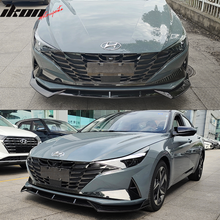 Load image into Gallery viewer, 2021-2023 Hyundai Elantra 4DR Sedan Front Bumper Lip Spoiler PP 3PC