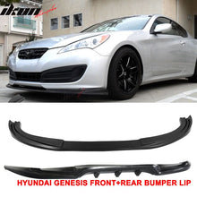 Load image into Gallery viewer, Fits 10-12 Hyundai Genesis Coupe Sport Front + Rear Bumper Lip  PU