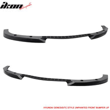 Load image into Gallery viewer, 2010-2012 Hyundai Genesis Coupe Type C Unpainted Front Bumper Lip PU