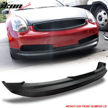 Load image into Gallery viewer, 2003-2007 Infiniti G35 V35 2Door Type G Front Bumper Lip Spoiler PU