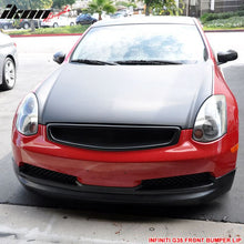 Load image into Gallery viewer, 2003-2007 Infiniti G35 V35 2Door Type G Front Bumper Lip Spoiler PU