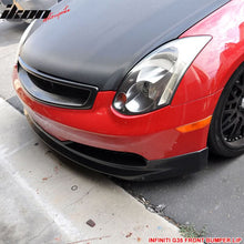 Load image into Gallery viewer, 2003-2007 Infiniti G35 V35 2Door Type G Front Bumper Lip Spoiler PU
