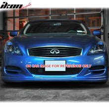Load image into Gallery viewer, 2008-2014 infiniti G37 Paint K23 Liquid Platinum Metallic Front Lip PU