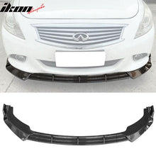 Load image into Gallery viewer, 2010-2013 Infiniti G37 Sedan IKON 3PC Front Bumper Lip PP