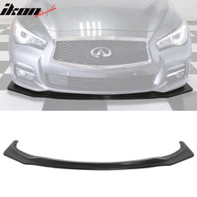 Load image into Gallery viewer, 2014-2017 Infiniti Q50 IKON V6 Style Black Front Bumper Lip PU