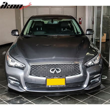 Load image into Gallery viewer, 2014-2017 Infiniti Q50 IKON V6 Style Black Front Bumper Lip PU