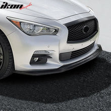 Load image into Gallery viewer, 2014-2017 Infiniti Q50 IKON V6 Style Black Front Bumper Lip PU