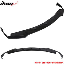 Load image into Gallery viewer, 2014-2017 Infiniti Q50 Q50S Sport Model Painted Front Bumper Lip ABS