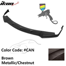 Load image into Gallery viewer, 2014-2017 Infiniti Q50 Q50S Sport Model Painted Front Bumper Lip ABS