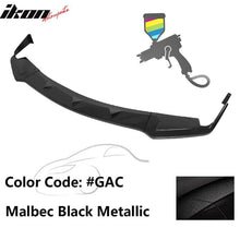 Load image into Gallery viewer, 2014-2017 Infiniti Q50 Q50S Sport Model Painted Front Bumper Lip ABS