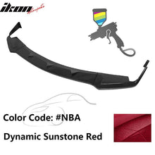 Load image into Gallery viewer, 2014-2017 Infiniti Q50 Q50S Sport Model Painted Front Bumper Lip ABS