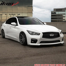 Load image into Gallery viewer, 2014-2017 Infiniti Q50 Q50S Sport Model Painted Front Bumper Lip ABS