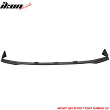 Load image into Gallery viewer, 2014-2017 Infiniti Q50 Q50S Sport Model Painted Front Bumper Lip ABS