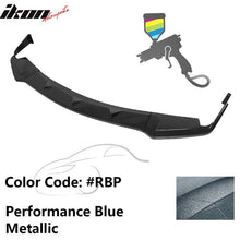 Load image into Gallery viewer, 2014-2017 Infiniti Q50 Q50S Sport Model Painted Front Bumper Lip ABS