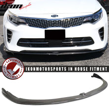 Load image into Gallery viewer, 2016-2018 Kia Optima Front Bumper Lip Spoiler CS Style Carbon Fiber