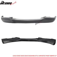 Load image into Gallery viewer, 2006-2007 Lexus GS300 GS350 GS430 VIP Dub JDM Style Front Lip PU