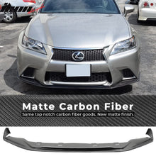 Load image into Gallery viewer, 2013-2015 Lexus GS350 450 F Sport SK Front Bumper Lip Carbon Fiber CF