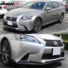 Load image into Gallery viewer, 2013-2015 Lexus GS350 450 F Sport SK Front Bumper Lip Carbon Fiber CF