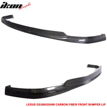 Load image into Gallery viewer, 1998-2005 Lexus GS300 GS400 VIP Style Matte Carbon Front Bumper Lip