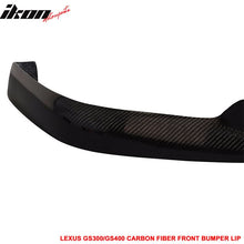 Load image into Gallery viewer, 1998-2005 Lexus GS300 GS400 VIP Style Matte Carbon Front Bumper Lip