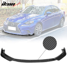 Load image into Gallery viewer, 2014-2016 Lexus IS F Sport IKON Style Front Bumper Lip Spoiler 3PCS