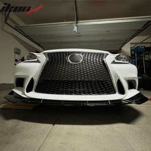 Load image into Gallery viewer, 2014-2016 Lexus IS F Sport IKON Style Front Bumper Lip Spoiler 3PCS