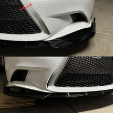 Load image into Gallery viewer, 2014-2016 Lexus IS F Sport IKON Style Front Bumper Lip Spoiler 3PCS