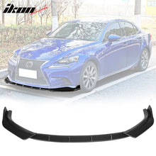 Load image into Gallery viewer, 2014-2016 Lexus IS F Sport IKON Style Front Bumper Lip Spoiler 3PCS
