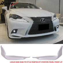 Load image into Gallery viewer, 2014-2016 Lexus IS Model TR-D Style Front Bumper Lip Splitters 2PC