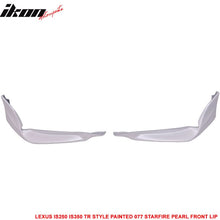 Load image into Gallery viewer, 2014-2016 Lexus IS Model TR-D Style Front Bumper Lip Splitters 2PC