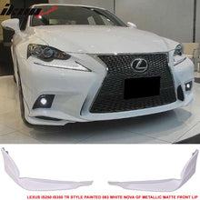 Load image into Gallery viewer, 2014-2016 Lexus IS Model TR-D Style Front Bumper Lip Splitters 2PC