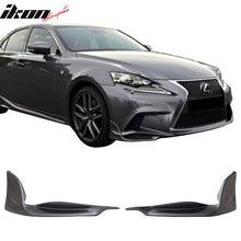 Load image into Gallery viewer, 2014-2016 Lexus IS Model TR-D Style Front Bumper Lip Splitters 2PC
