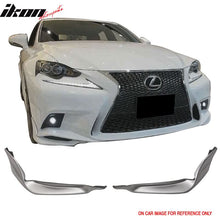 Load image into Gallery viewer, 2014-2016 Lexus IS Model TR-D Style Front Bumper Lip Splitters 2PC