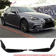 Load image into Gallery viewer, 2014-2016 Lexus IS Model TR-D Style Front Bumper Lip Splitters 2PC