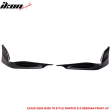 Load image into Gallery viewer, 2014-2016 Lexus IS Model TR-D Style Front Bumper Lip Splitters 2PC