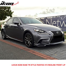 Load image into Gallery viewer, 2014-2016 Lexus IS Model TR-D Style Front Bumper Lip Splitters 2PC