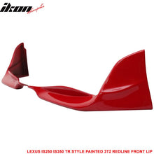 Load image into Gallery viewer, 2014-2016 Lexus IS Model TR-D Style Front Bumper Lip Splitters 2PC