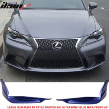 Load image into Gallery viewer, 2014-2016 Lexus IS Model TR-D Style Front Bumper Lip Splitters 2PC