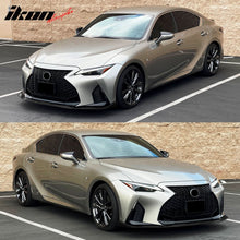 Load image into Gallery viewer, 2021-2023 Lexus IS350 F Sport Front Lip Spoiler Black ABS