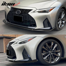 Load image into Gallery viewer, 2021-2023 Lexus IS350 F Sport Front Lip Spoiler Black ABS